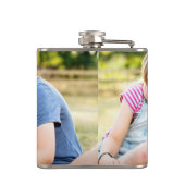 Hinzufügen eines eigenen Fotos Flachmann (Rückseite)