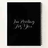 Hinzufügen eines eigenen Fotos Modernes, fettforma Notizblock (Rückseite)