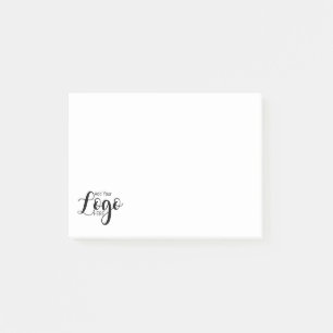 Hinzufügen eines eigenen Logo-Marketings Post-it Klebezettel