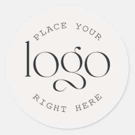 Hinzufügen eines eigenen Logos für benutzerdefinie Runder Aufkleber