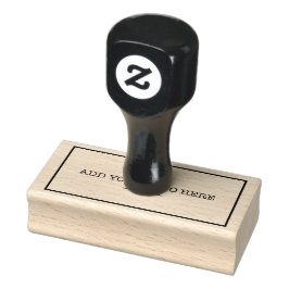 Hinzufügen eines eigenen Logos Gummistempel