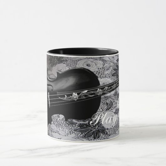 Hinzufügen eines eigenen TEXT-VIOLIN Tasse (Zentrum)