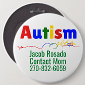 Hinzufügen eines eigenen Textes - Runder Button fü (Vorne & Hinten)