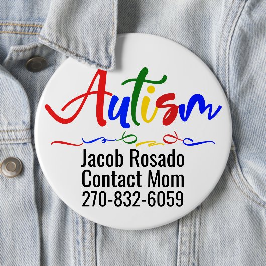 Hinzufügen eines eigenen Textes - Runder Button fü (Beispiel)