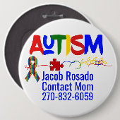 Hinzufügen eines eigenen Textes - Runder Button fü (Vorne & Hinten)