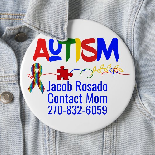 Hinzufügen eines eigenen Textes - Runder Button fü (Beispiel)