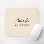 Hinzufügen eines einfachen Minimalmonogramms für d Mousepad (Mit Mouse)