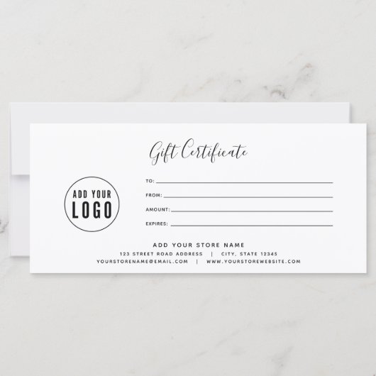 Hinzufügen eines farbigen Geschenkgutscheins für I (Rückseite)