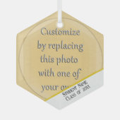 Hinzufügen eines Foto-Abschlusses Ornament Aus Glas (Vorderseite)