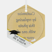 Hinzufügen eines Foto-Abschlusses Ornament Aus Glas (Rückseite)