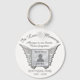 Hinzufügen eines Foto-Memorial-Schlüsselanhängers Schlüsselanhänger