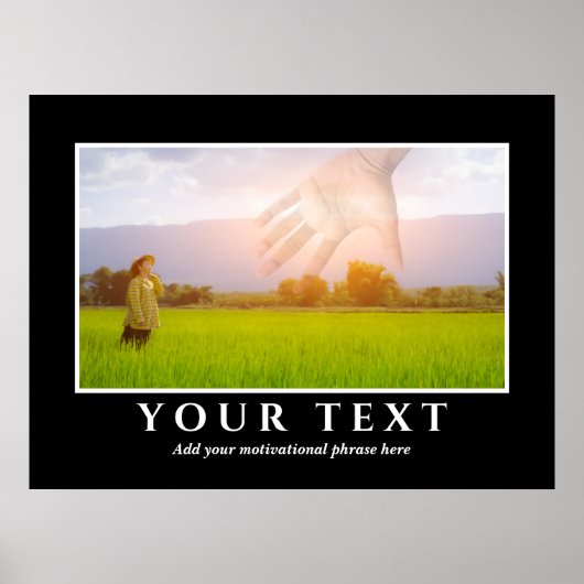 Hinzufügen eines Foto-Posters mit Inspiration Poster (Vorne)