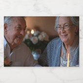 Hinzufügen eines Jubiläums-Fotos Lebensmitteletikett (Einzelnes Label)