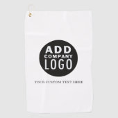 Hinzufügen eines Logos für Ihr Unternehmen Golfhandtuch (Vorderseite)