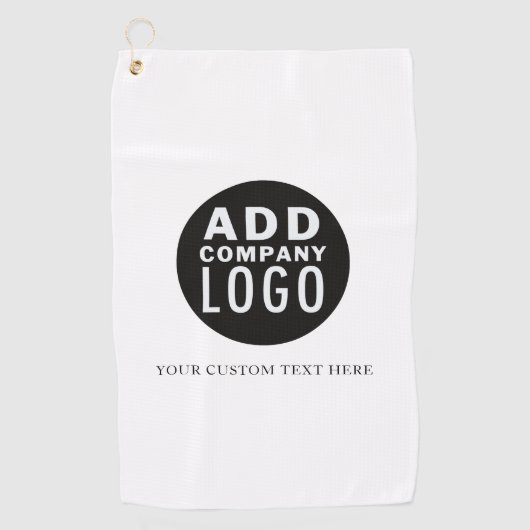 Hinzufügen eines Logos für Ihr Unternehmen Golfhandtuch (Vorderseite)