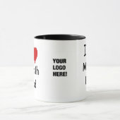 Hinzufügen eines Logos in der Liebe Monatsende Tasse (Zentrum)