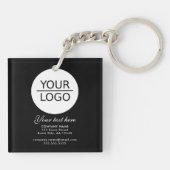 Hinzufügen eines Logos mit benutzerdefinierter Wer Schlüsselanhänger (Rückseite)