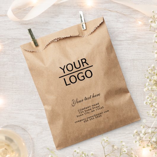 Hinzufügen eines Logos mit dem Werbeaktion "Benutz Geschenktütchen (Ausgeschnitten)