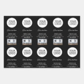 Hinzufügen eines Logos mit der Werbeaktion für ben Geschenkpapier Set (Vorderseite 3)