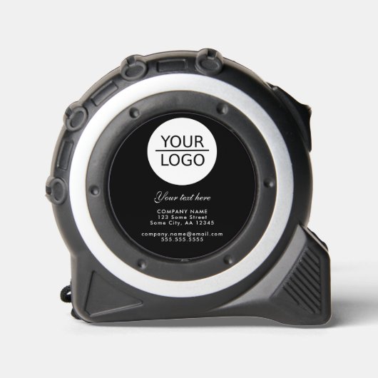 Hinzufügen eines Logos mit einer benutzerdefiniert Maßband (Vorderseite)