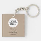 Hinzufügen eines Logos mit einer benutzerdefiniert Schlüsselanhänger (Rückseite)