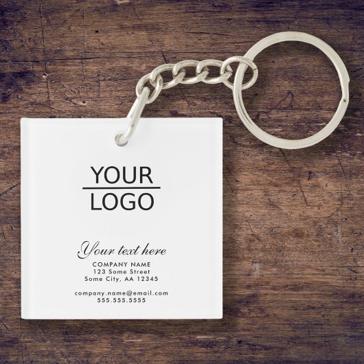 Hinzufügen eines Logos mit einer benutzerdefiniert Schlüsselanhänger