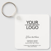 Hinzufügen eines Logos mit einer benutzerdefiniert Schlüsselanhänger (Vorderseite)