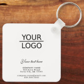 Hinzufügen eines Logos mit einer benutzerdefiniert Schlüsselanhänger (Rückseite)