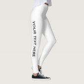 Hinzufügen eines modernen, eleganten Textes Leggings (Rechts)