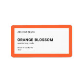 Hinzufügen eines modernen, Minimalistisch bearbeit Adressaufkleber (Vorne)