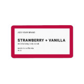 Hinzufügen eines modernen, Minimalistisch bearbeit Adressaufkleber (Vorne)