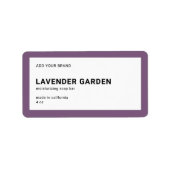 Hinzufügen eines modernen, Minimalistisch bearbeit Adressaufkleber (Vorne)