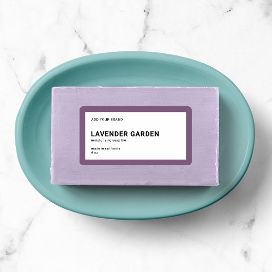 Hinzufügen eines modernen, Minimalistisch bearbeit Adressaufkleber