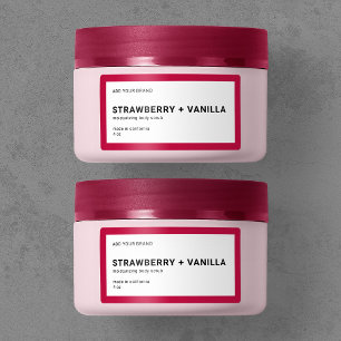 Hinzufügen eines modernen, Minimalistisch bearbeit Adressaufkleber