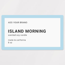 Hinzufügen eines modernen, Minimalistisch bearbeit Etiketten