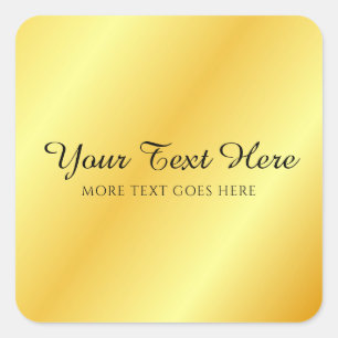 Hinzufügen eines Monogramm-Skripttypografie Quadratischer Aufkleber