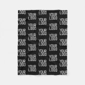 Hinzufügen eines Musters für wiederholte Logowiede Fleecedecke (Vorderseite)