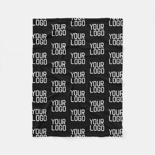 Hinzufügen eines Musters für wiederholte Logowiede Fleecedecke (Vorderseite)