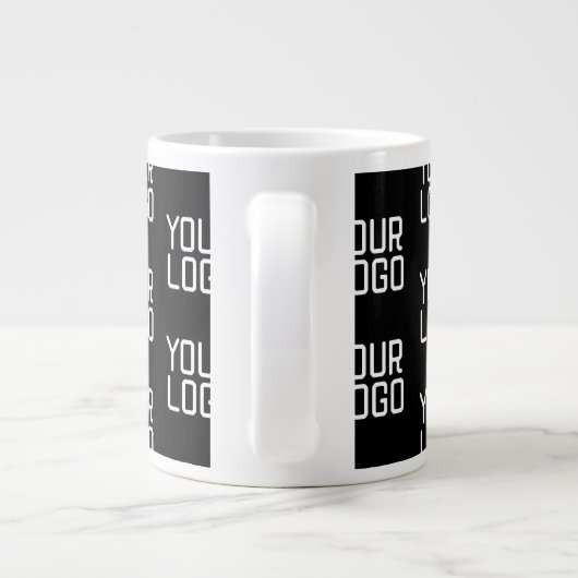 Hinzufügen eines Musters für wiederholte Logowiede Jumbo-Tasse (Rückseite)