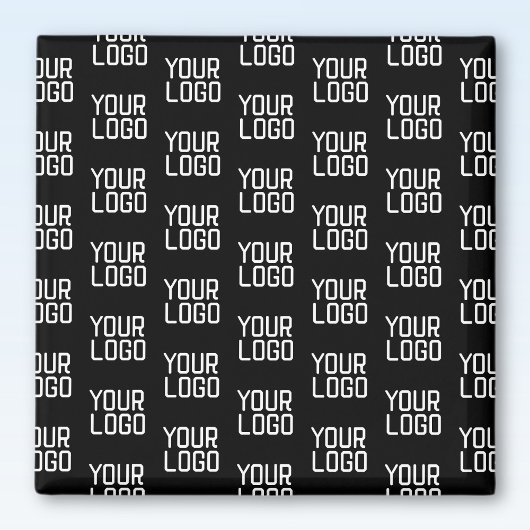 Hinzufügen eines Musters für wiederholte Logowiede Magnet