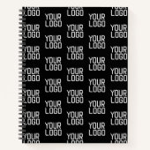 Hinzufügen eines Musters für wiederholte Logowiede Notizblock (Vorderseite)