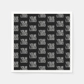 Hinzufügen eines Musters für wiederholte Logowiede Serviette (Vorderseite)