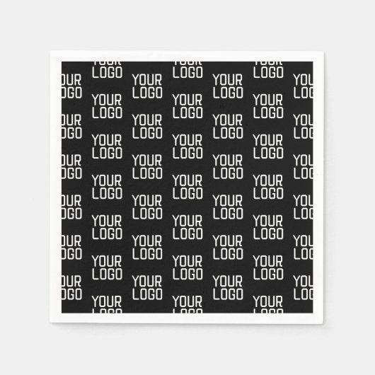 Hinzufügen eines Musters für wiederholte Logowiede Serviette (Vorderseite)