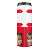 Hinzufügen eines Namens-Fotos-Initialen mit Onkel- Thermosbecher (Rückseite)