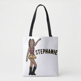 Hinzufügen eines Namens Maroon Tiger Style #1 Tasche