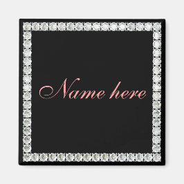 Hinzufügen eines Namensanpassbaren Diamanten Magnet