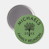 Hinzufügen eines Namensjahrfamilie Wiedersehen Sou Magnet (Vorderseite/Rückseite)