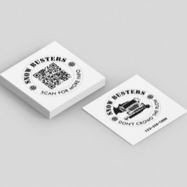 Hinzufügen eines neuen Logos für das Entfernen von Quadratische Visitenkarte