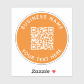 Hinzufügen eines QR-Code-Textscans Minimal Aufkleber (Blatt)