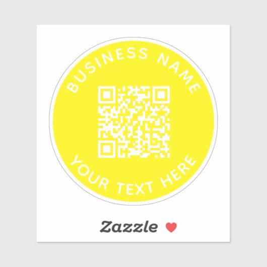 Hinzufügen eines QR-Code-Textscans Minimal Aufkleber (Blatt)